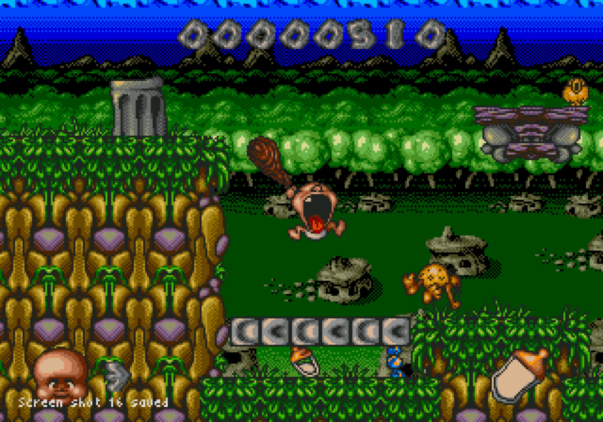 呆呆原始人2MD游戏截图第6张