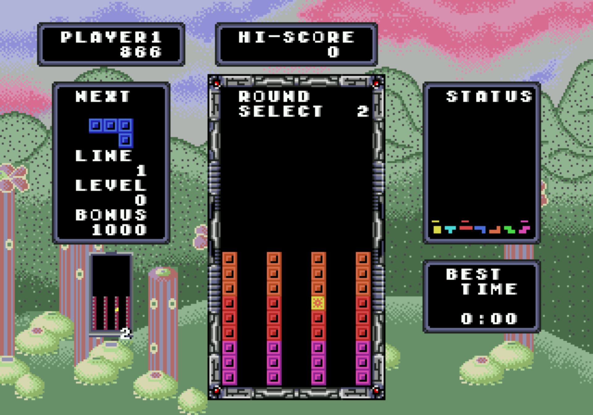 世嘉俄罗斯方块／闪光点MD游戏截图第7张