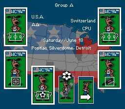 世界杯足球美国94SFC游戏截图第8张