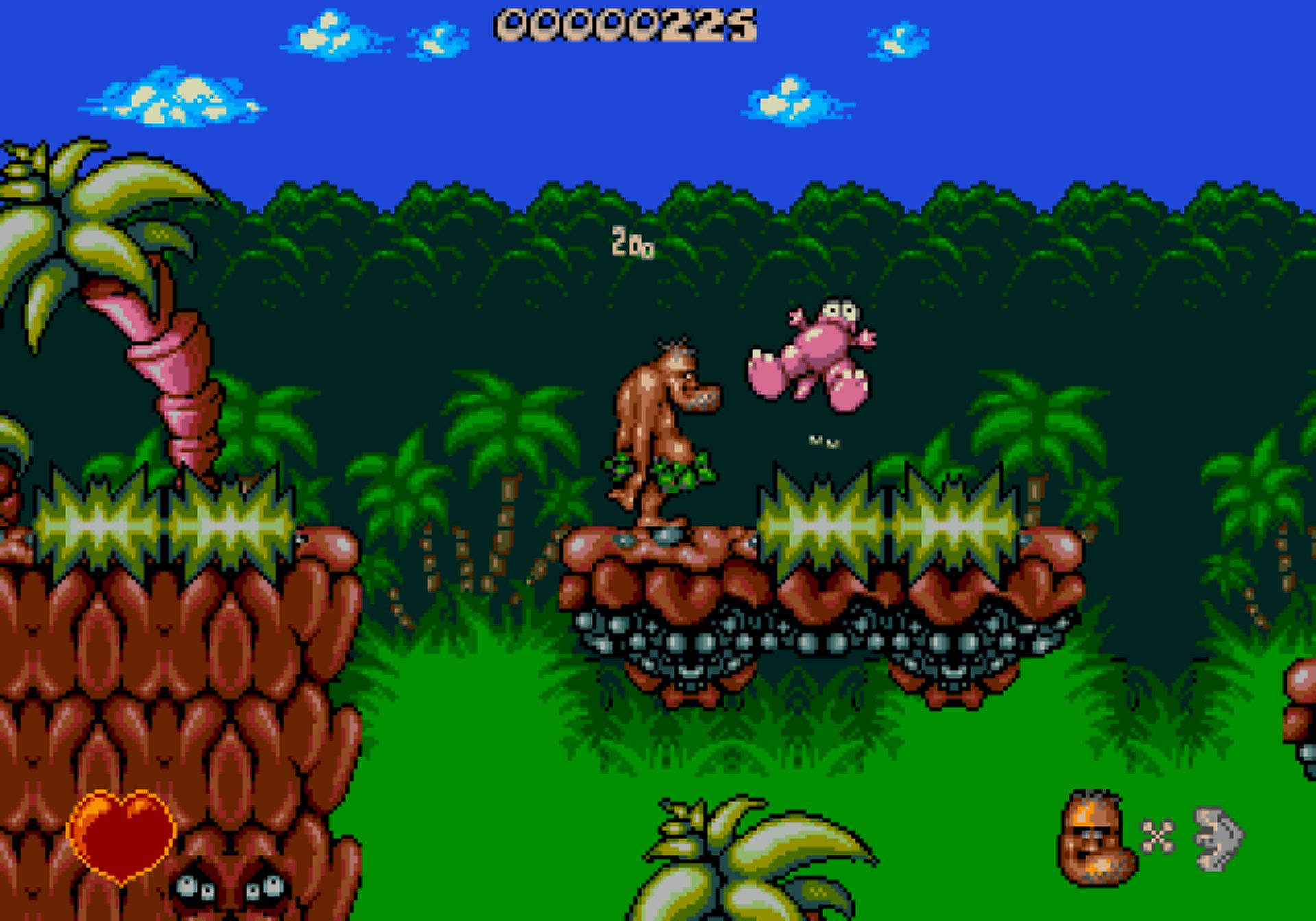 呆呆原始人1MD游戏截图第5张