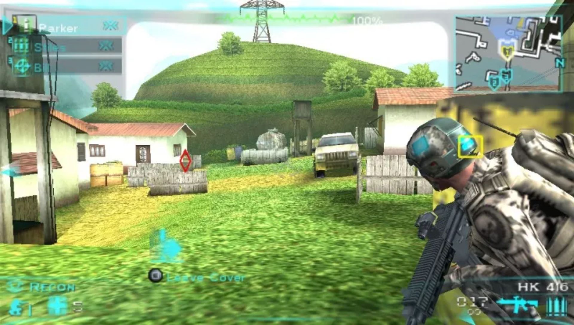 幽灵行动：猎食者PSP游戏截图第15张