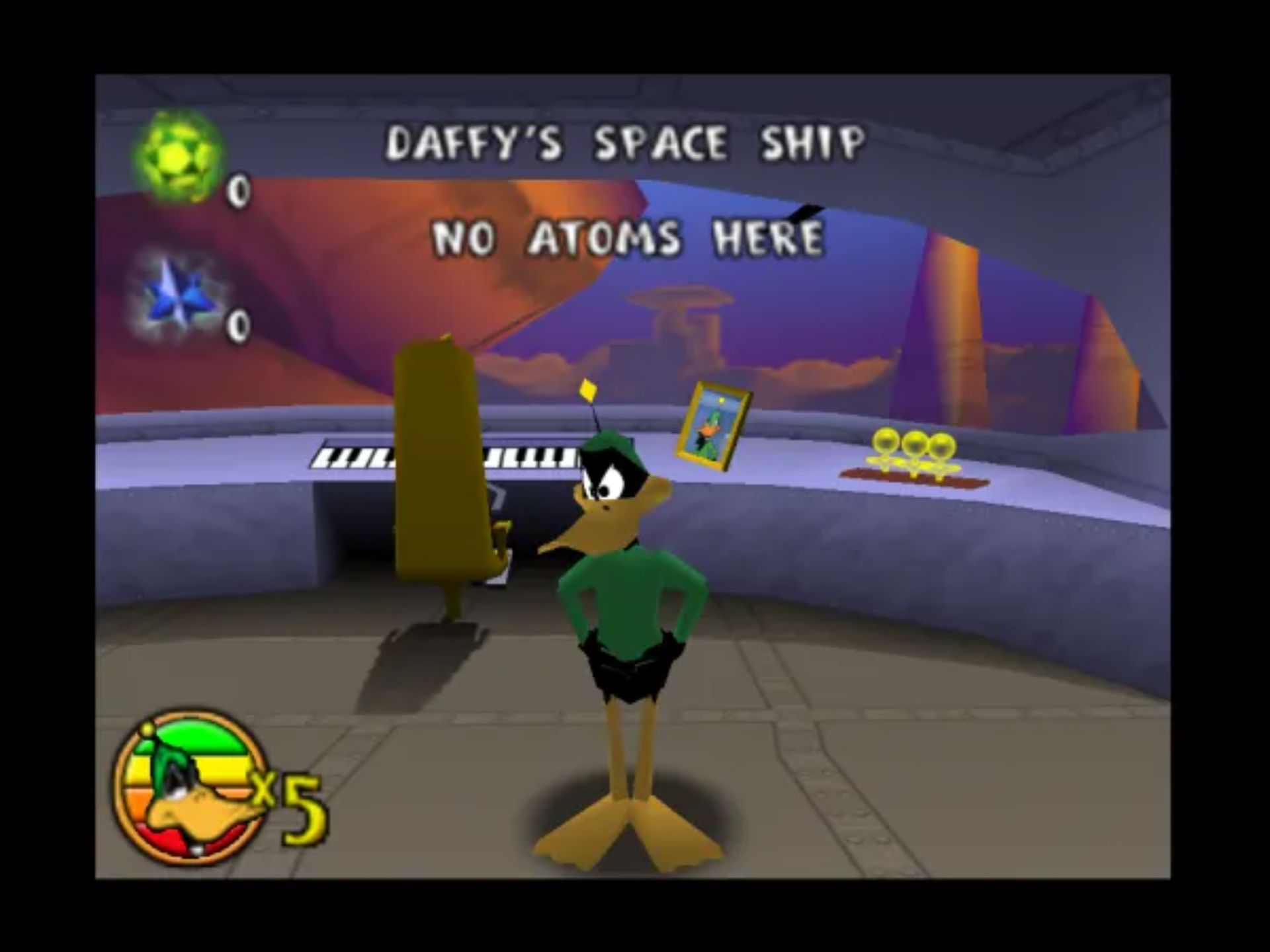 道奇鸭火星历险记N64游戏截图第8张