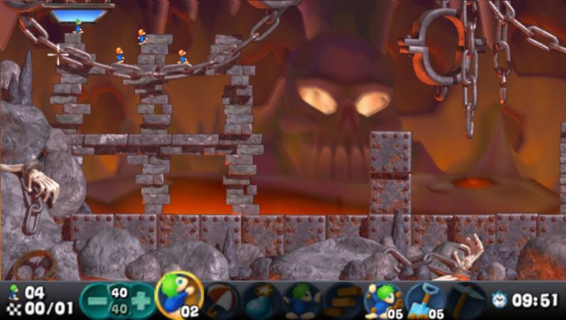 疯狂小旅鼠PSP游戏截图第6张