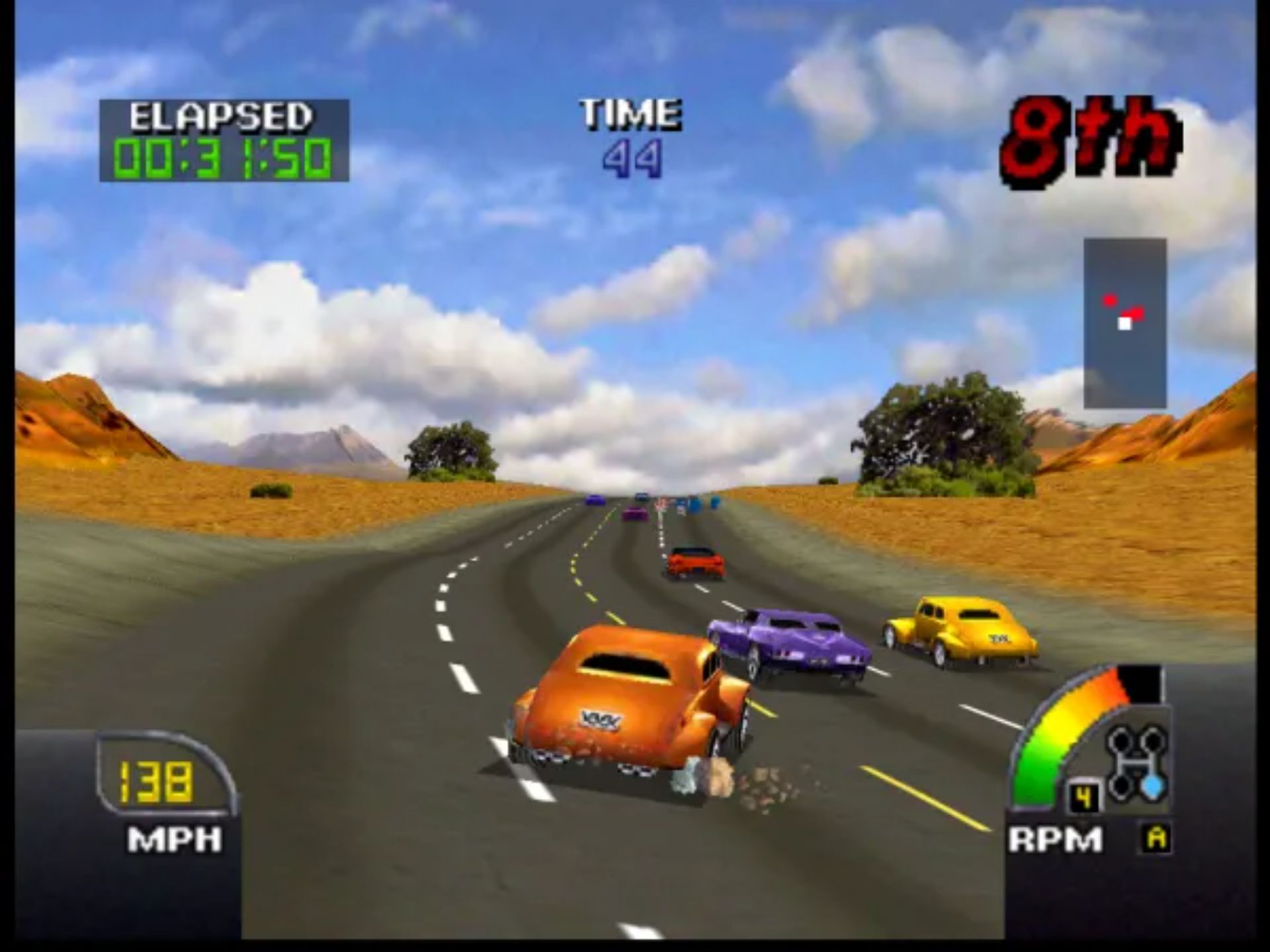 美国赛车N64游戏截图第10张