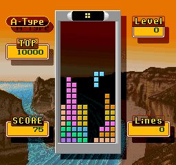 超级俄罗斯方块2，轰炸方块SFC游戏截图第5张