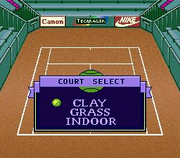 阿格西网球SFC游戏截图第9张