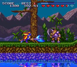 火箭骑士SFC游戏截图第9张