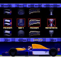 尼格尔曼塞尔F1挑战SFC游戏截图第5张