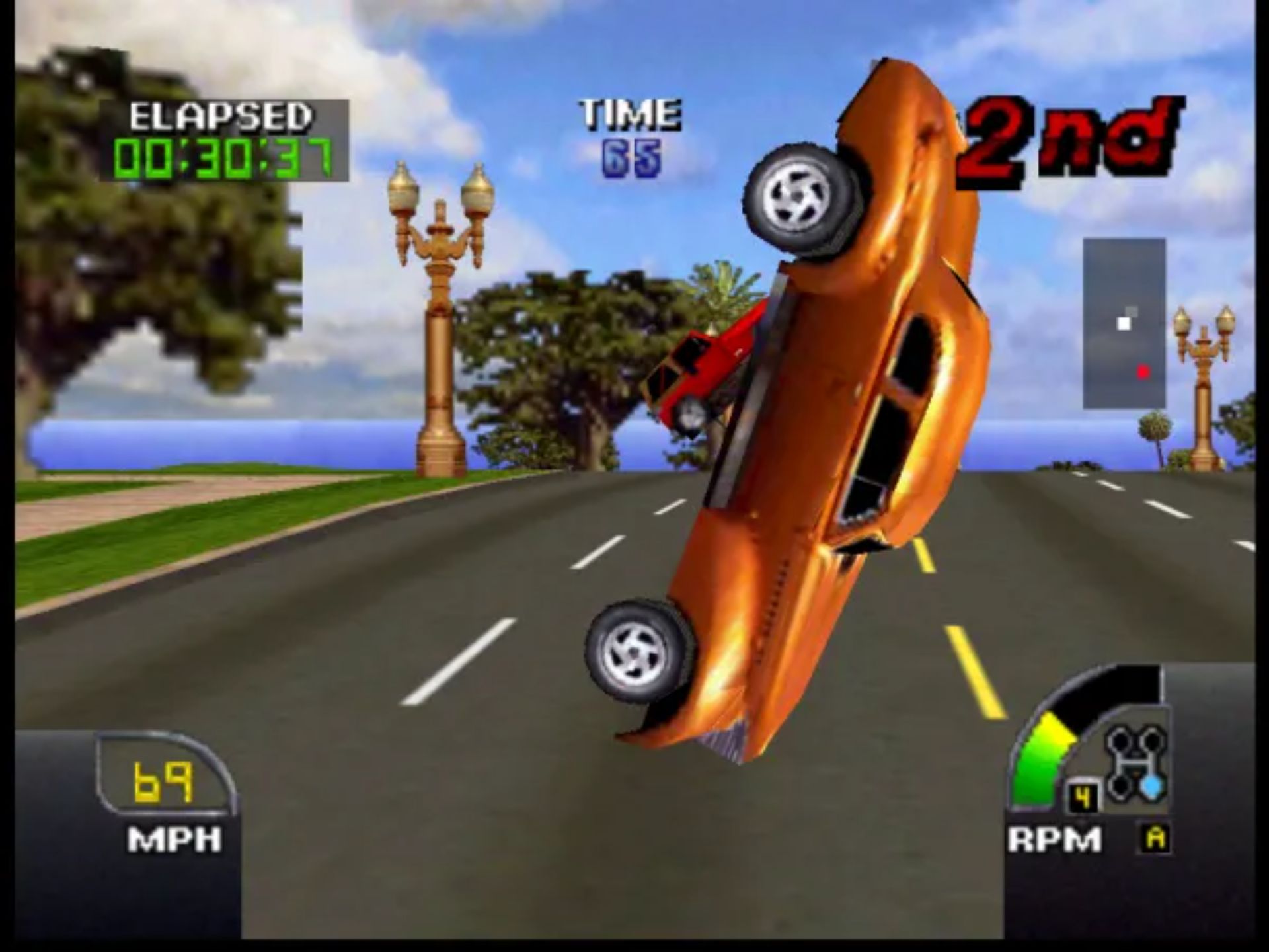 美国赛车N64游戏截图第16张