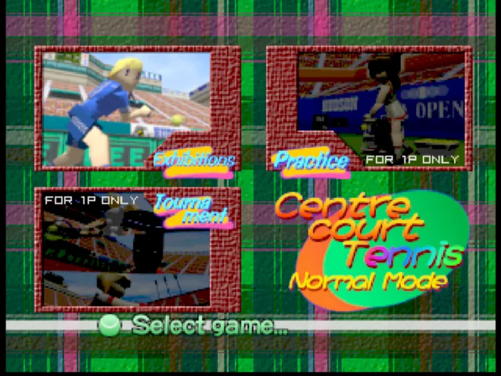 中心球场网球赛N64游戏截图第5张