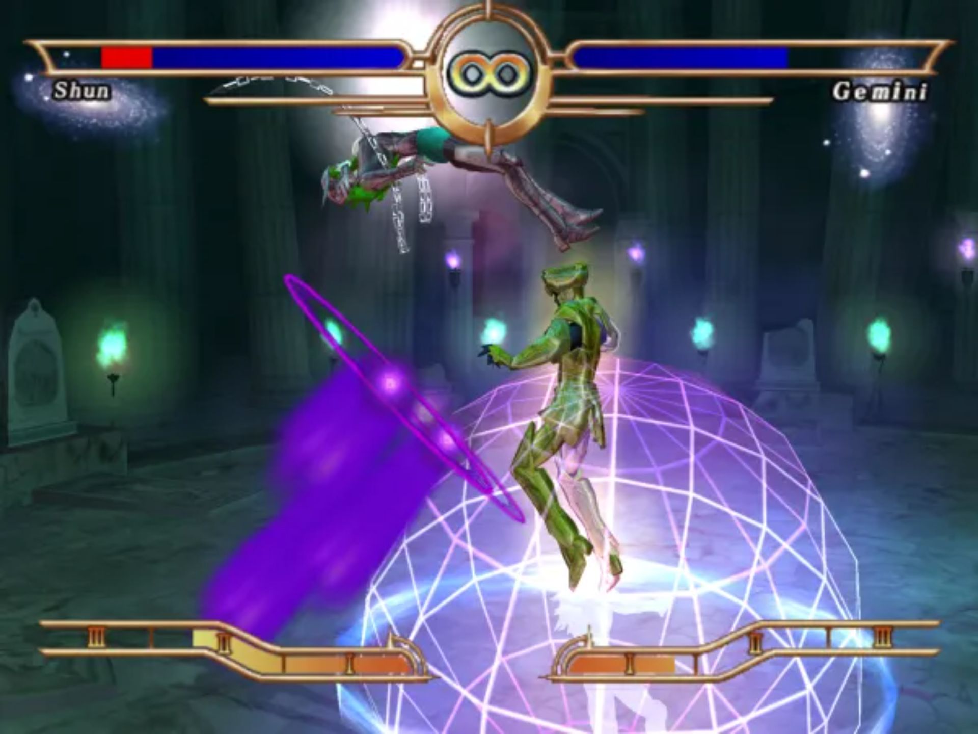 圣斗士星矢:圣域十二宫 中文汉化版PS2游戏截图第14张