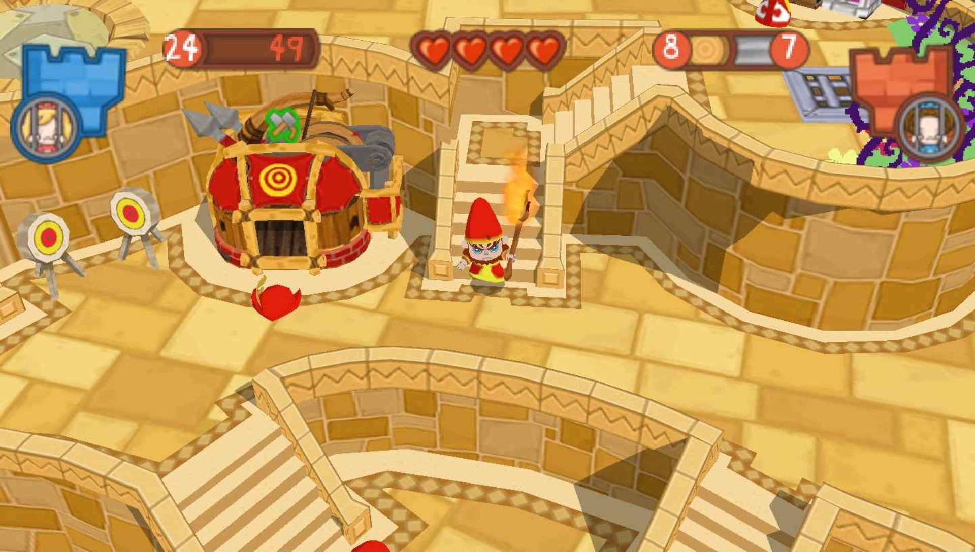 肥肥公主大救援：蛋糕成堆PSP游戏截图第9张