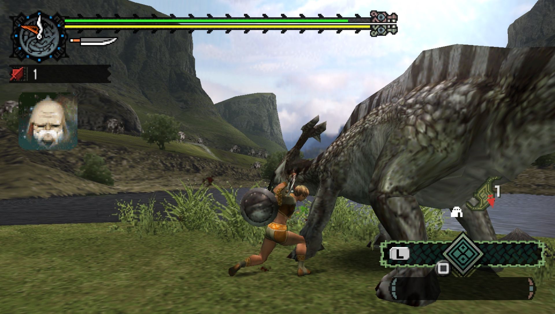 怪物猎人1：携带版PSP游戏截图第13张