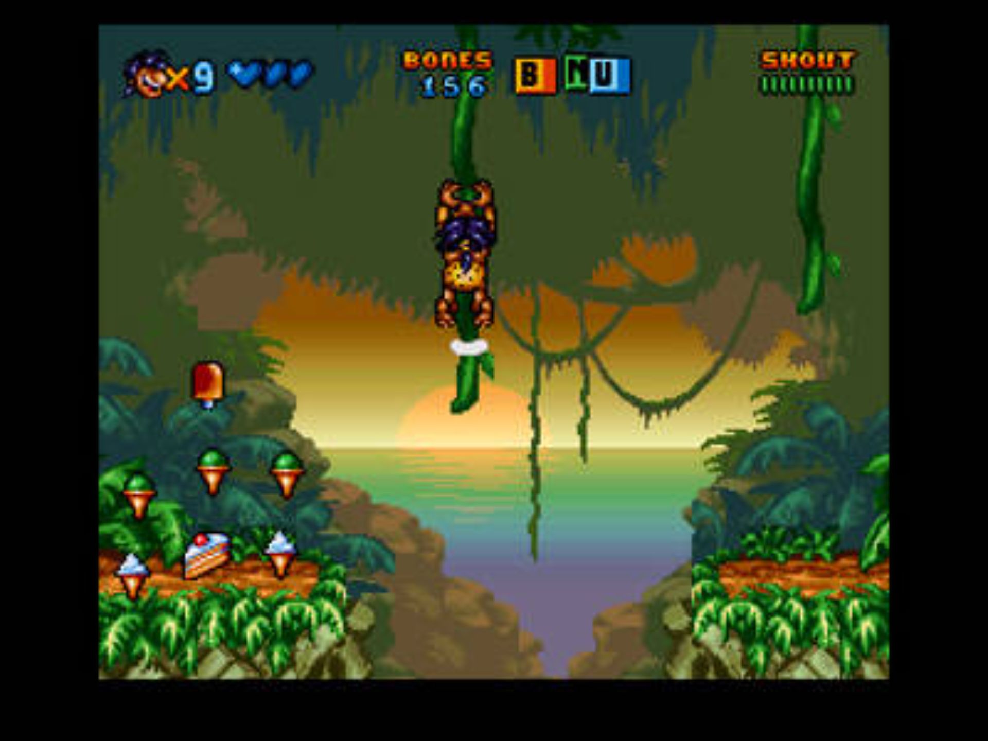 绝叫原始人SFC游戏截图第12张