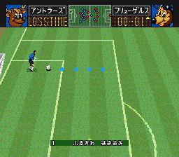 J联盟热力足球94／卡普空足球SFC游戏截图第21张