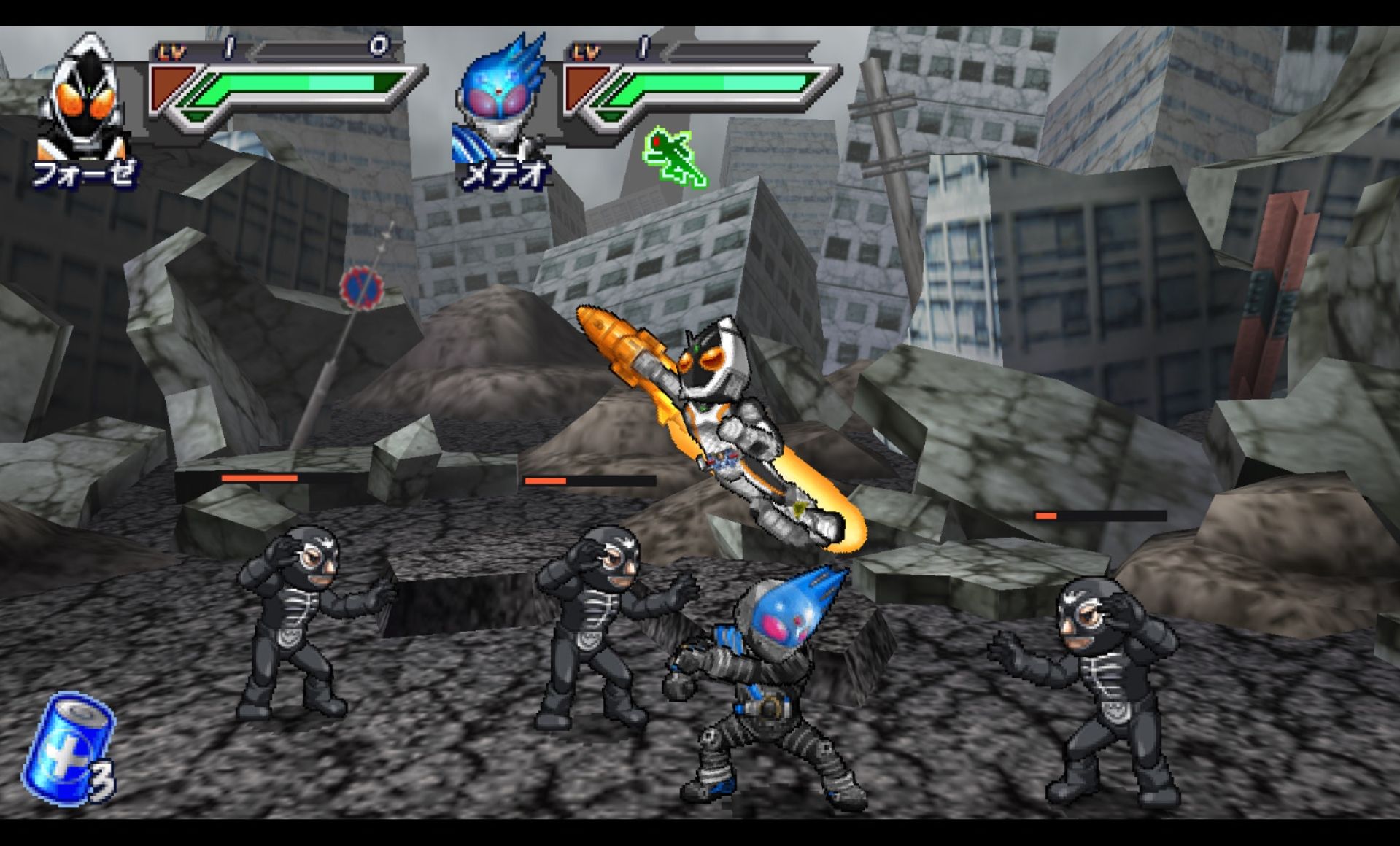 假面骑士全集合：骑士世代2PSP游戏截图第6张