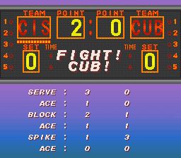 超级排球1SFC游戏截图第14张