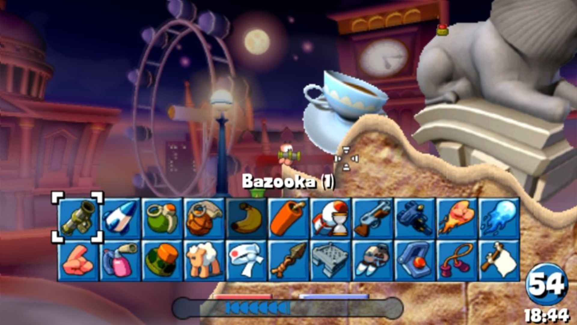 百战天虫：开战时刻1PSP游戏截图第7张