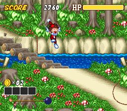 凯伦的疯狂追逐／小丑王子大冒险SFC游戏截图第16张