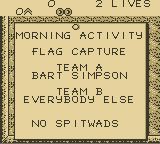 巴特辛普森：逃离夺命营地GB游戏截图第6张