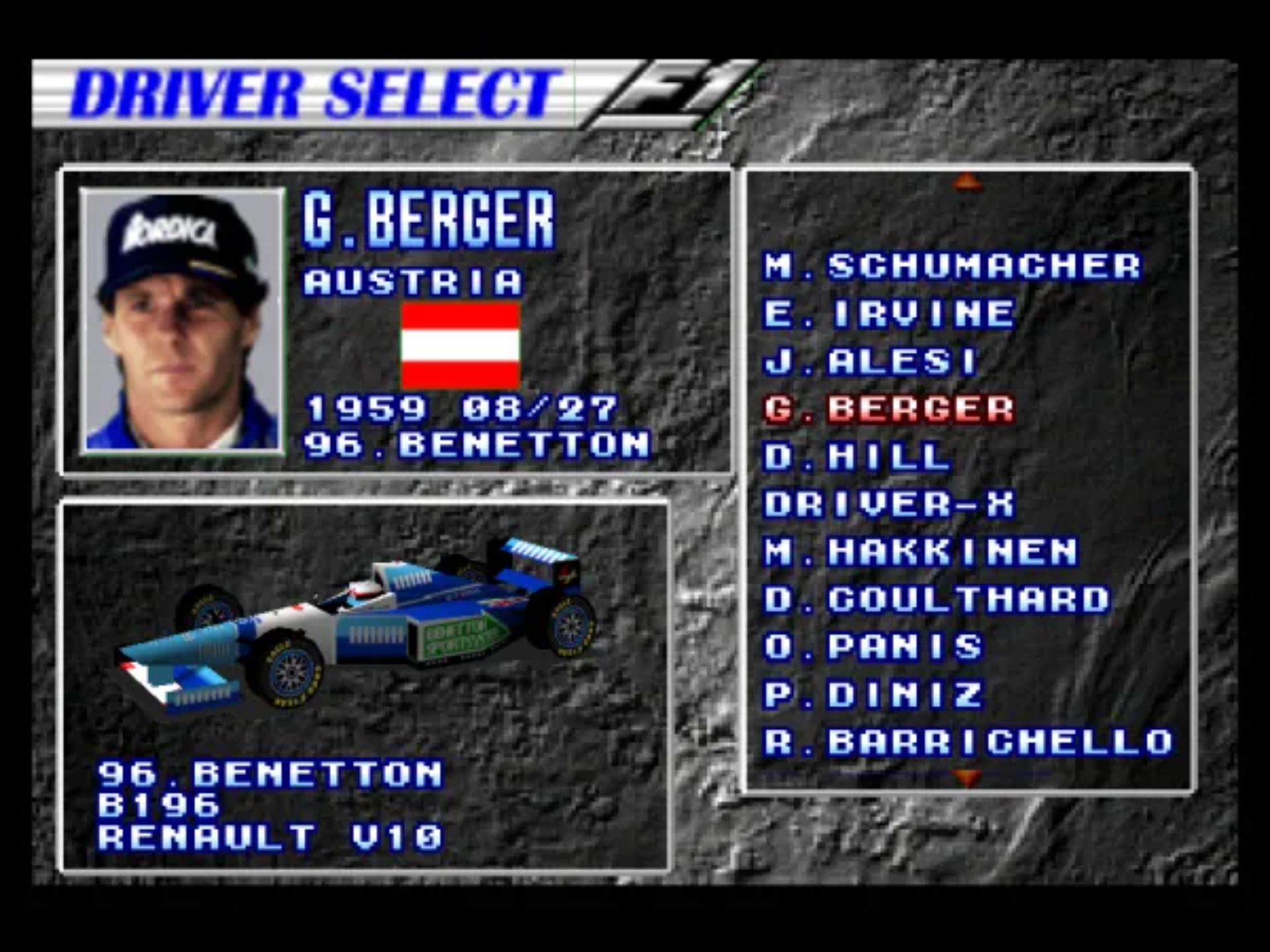 休曼GP赛车N64游戏截图第6张