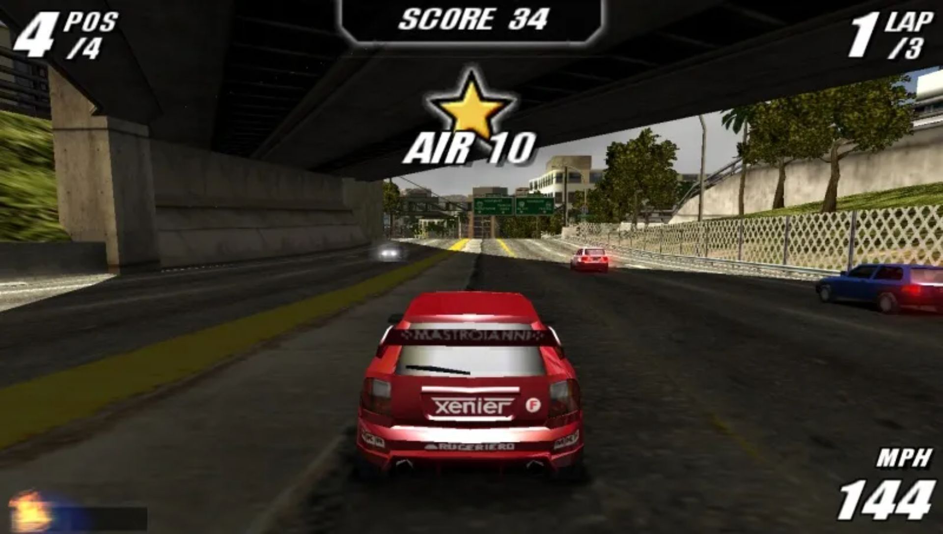 火爆狂飙：传奇PSP游戏截图第6张