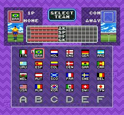 武田修宏之超级杯足球SFC游戏截图第3张