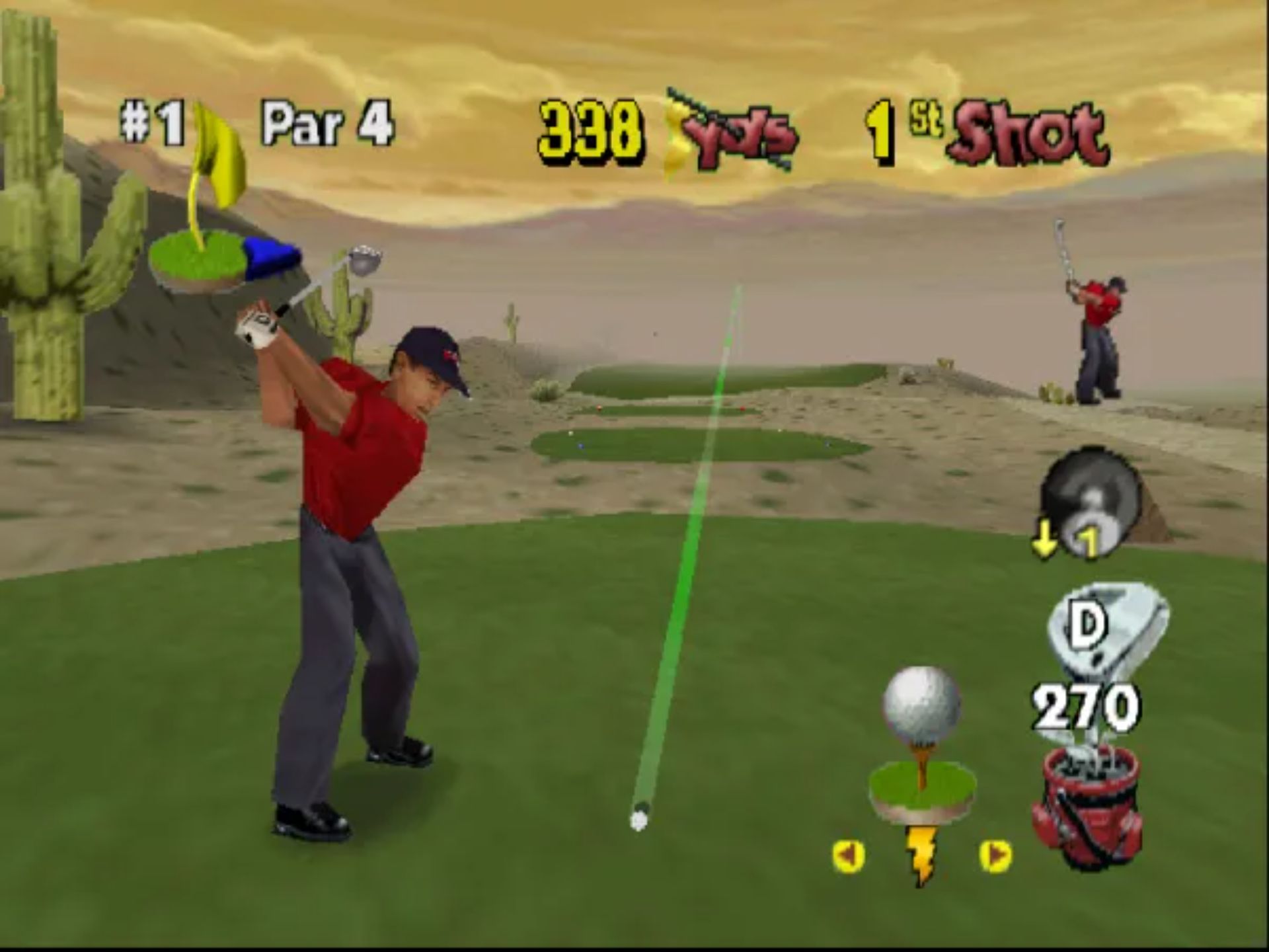 泰格伍兹高尔夫N64游戏截图第8张