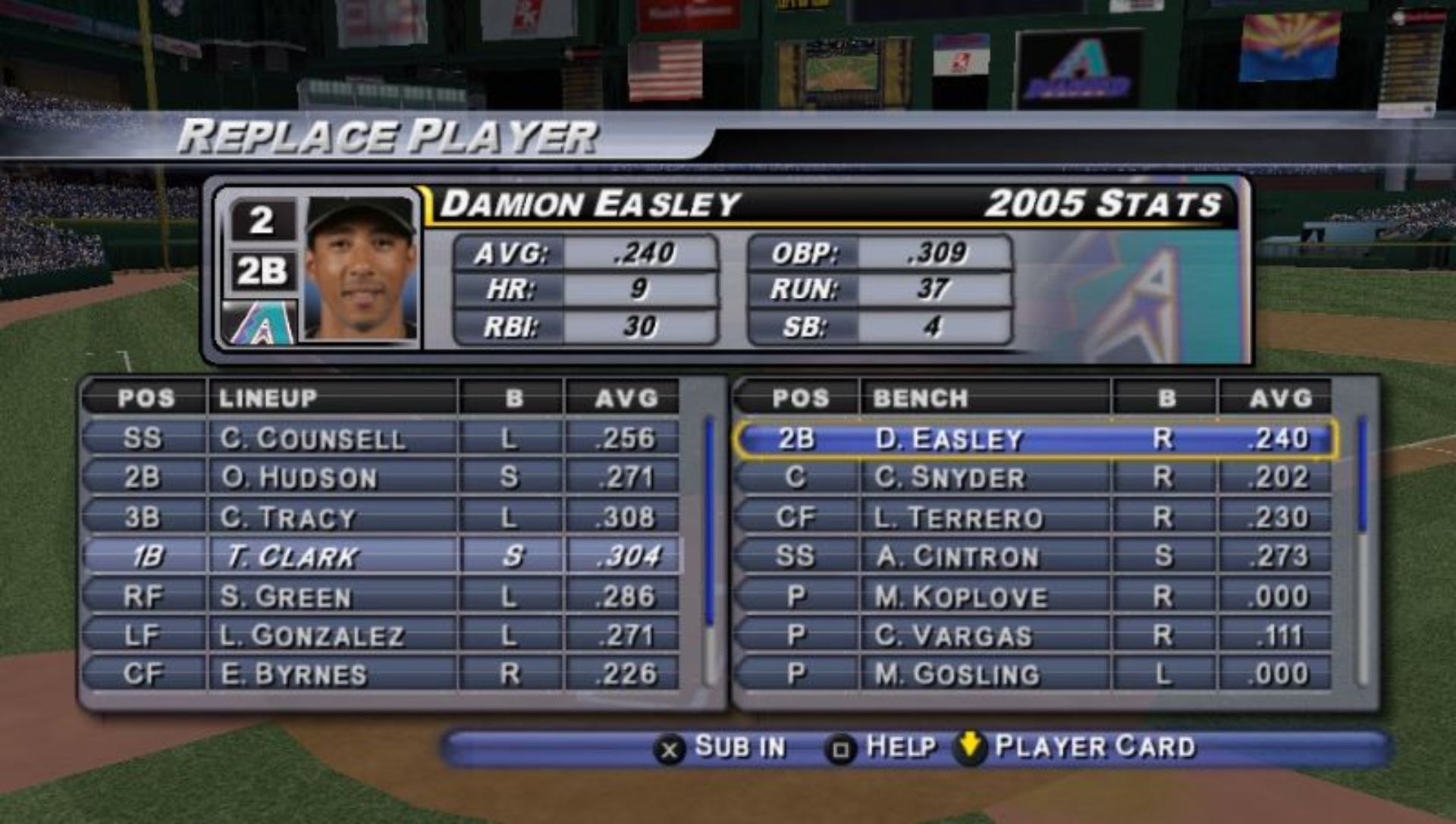 美国职业棒球大联盟2006PSP游戏截图第16张