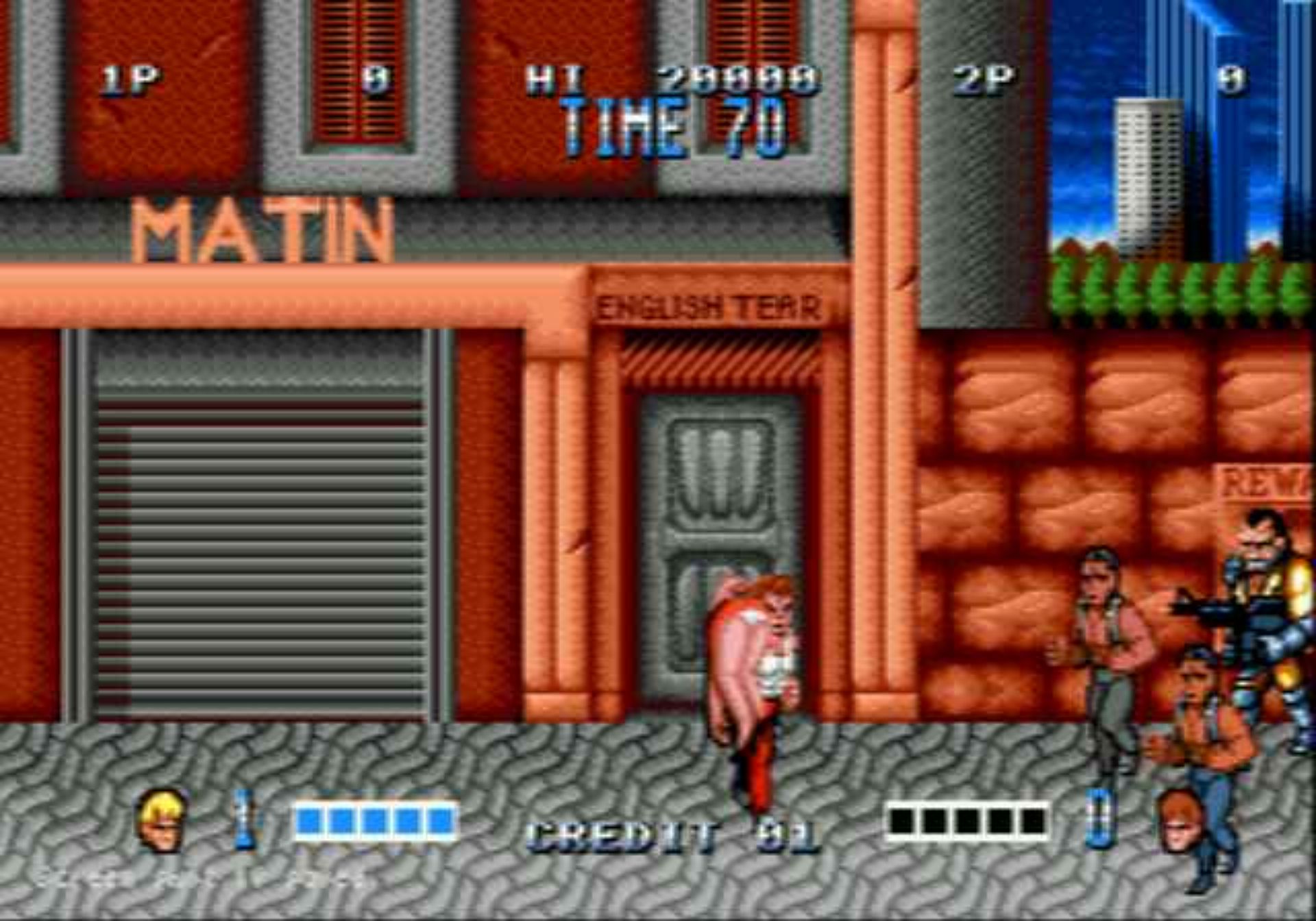 双截龙1MD游戏截图第4张