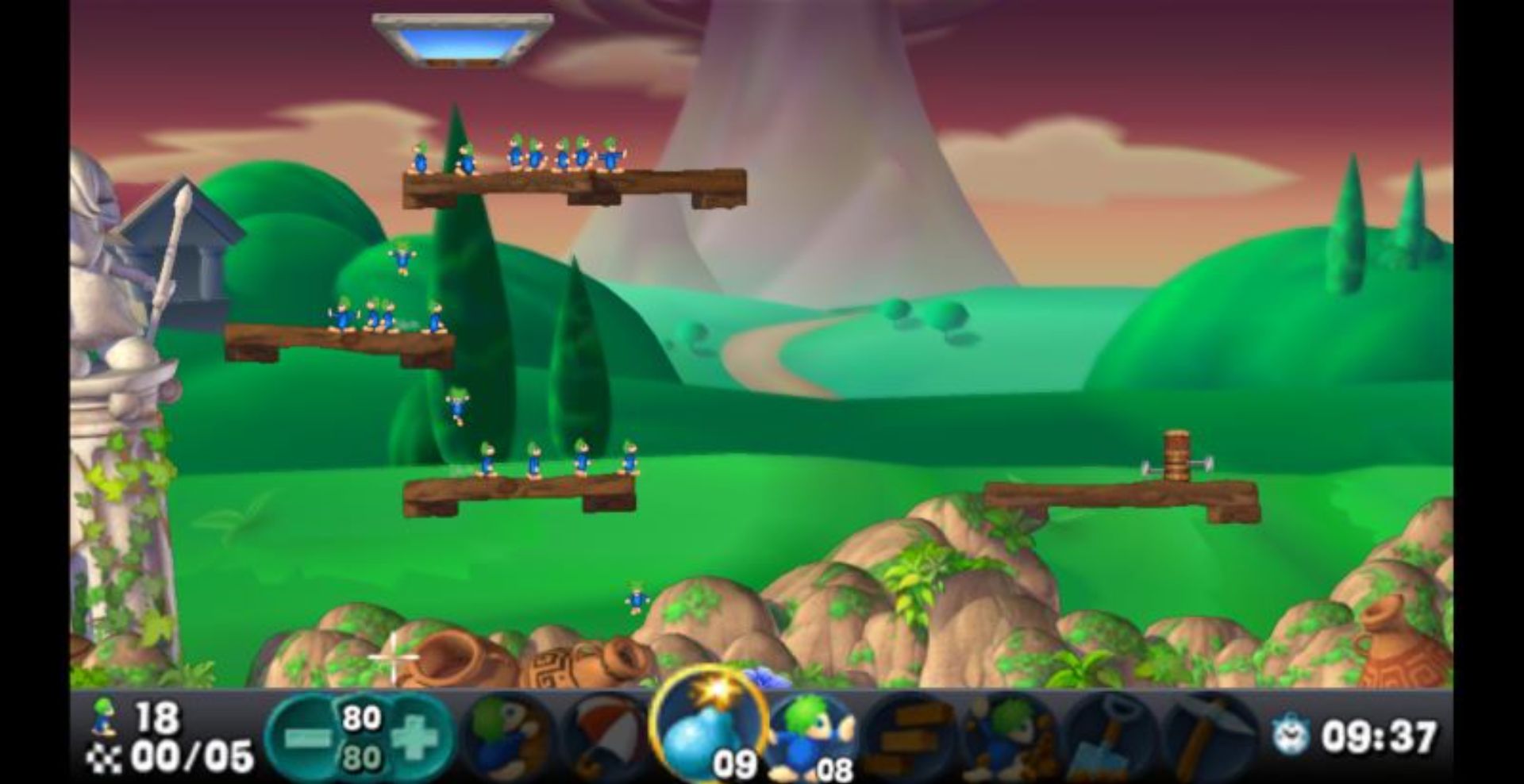 疯狂小旅鼠PSP游戏截图第8张