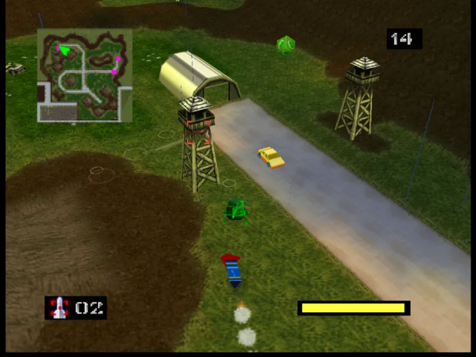 玩具兵大战：空中打击N64游戏截图第16张