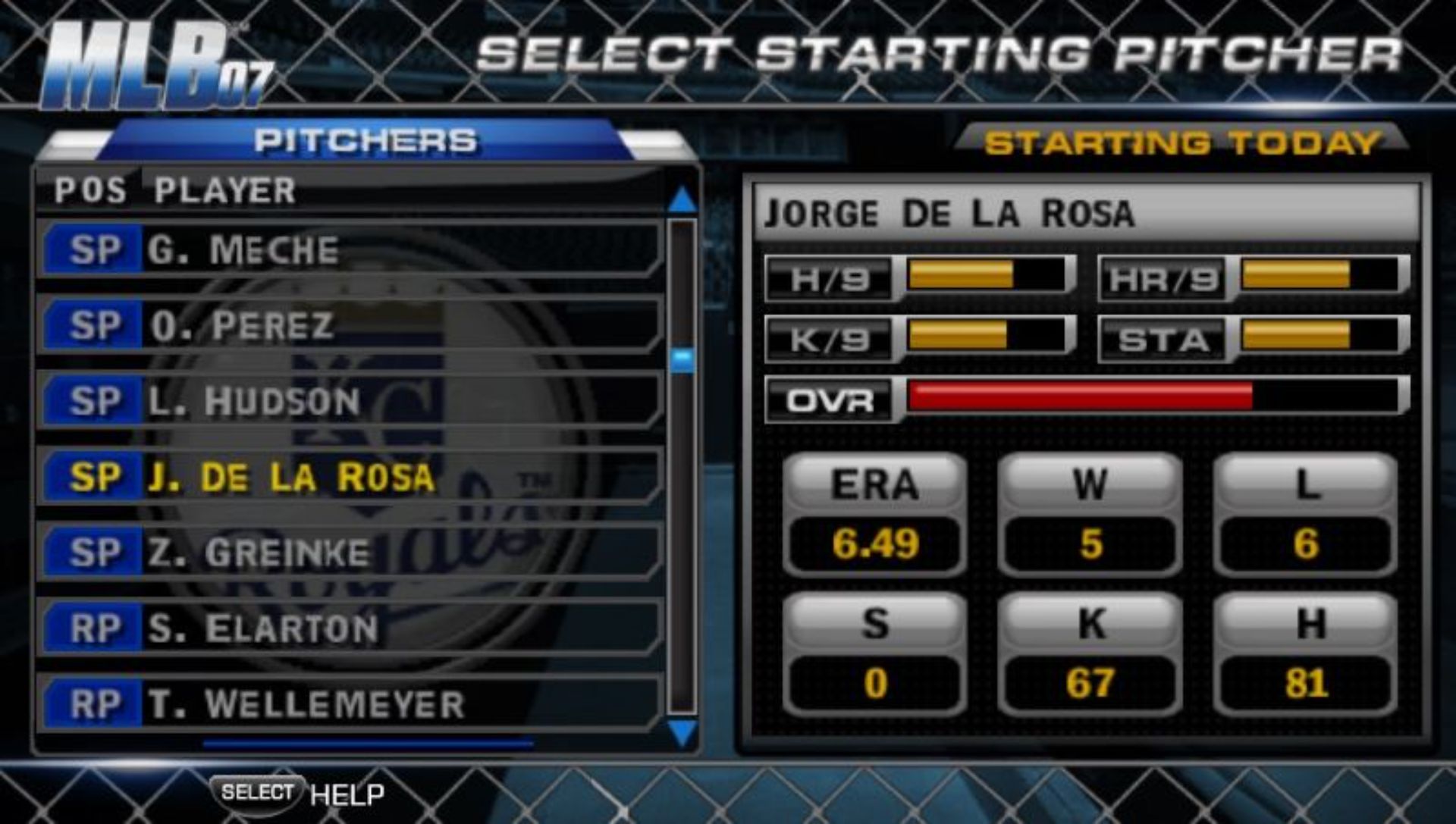 美国职棒大联盟07PSP游戏截图第2张