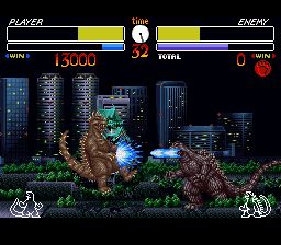 哥斯拉：怪兽大决战SFC游戏截图第9张