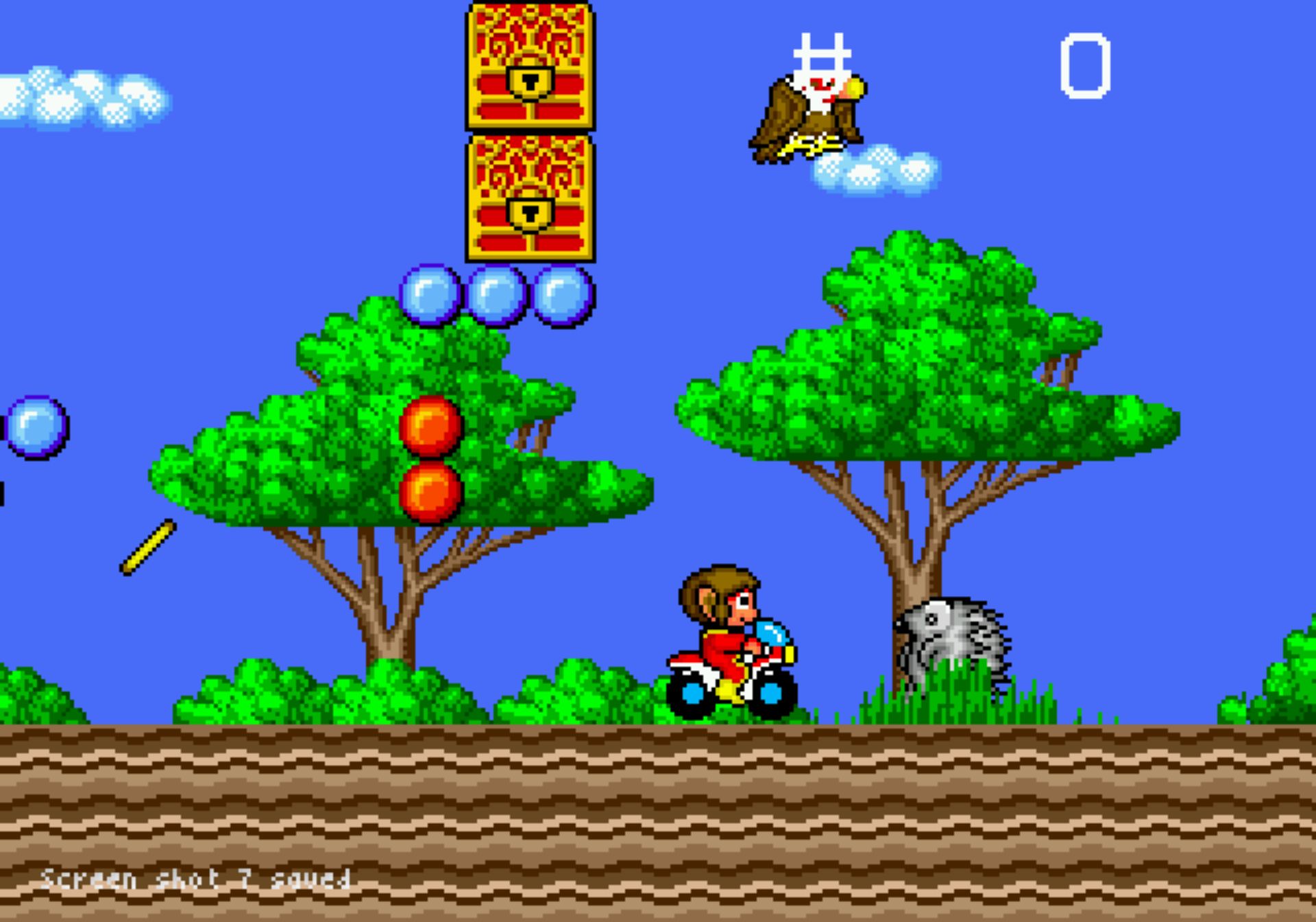 阿历克斯小子：天空的魔城MD游戏截图第6张