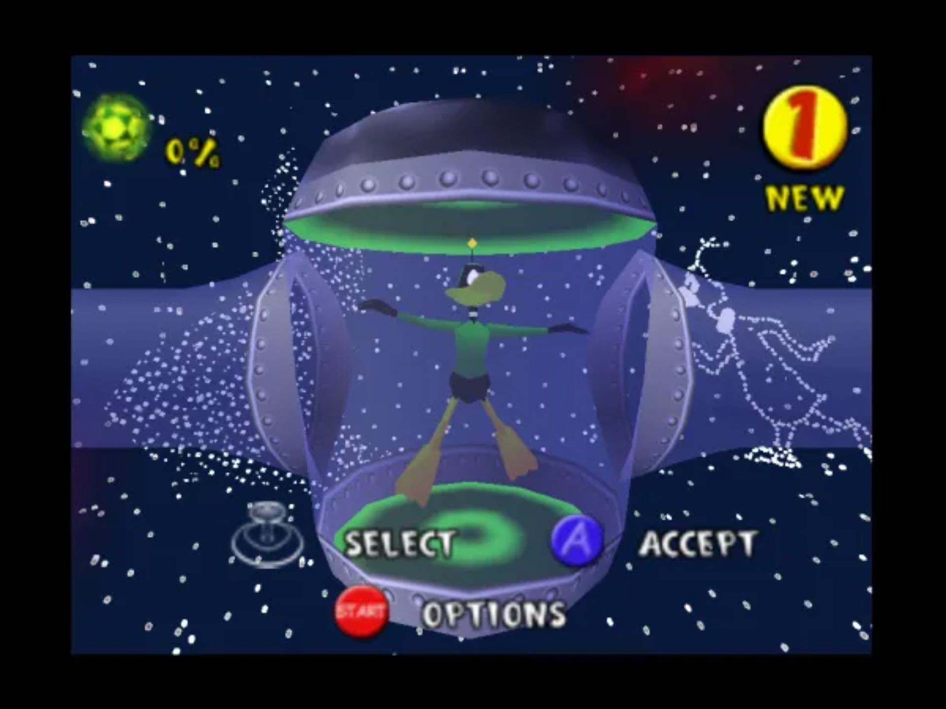 道奇鸭火星历险记N64游戏截图第4张