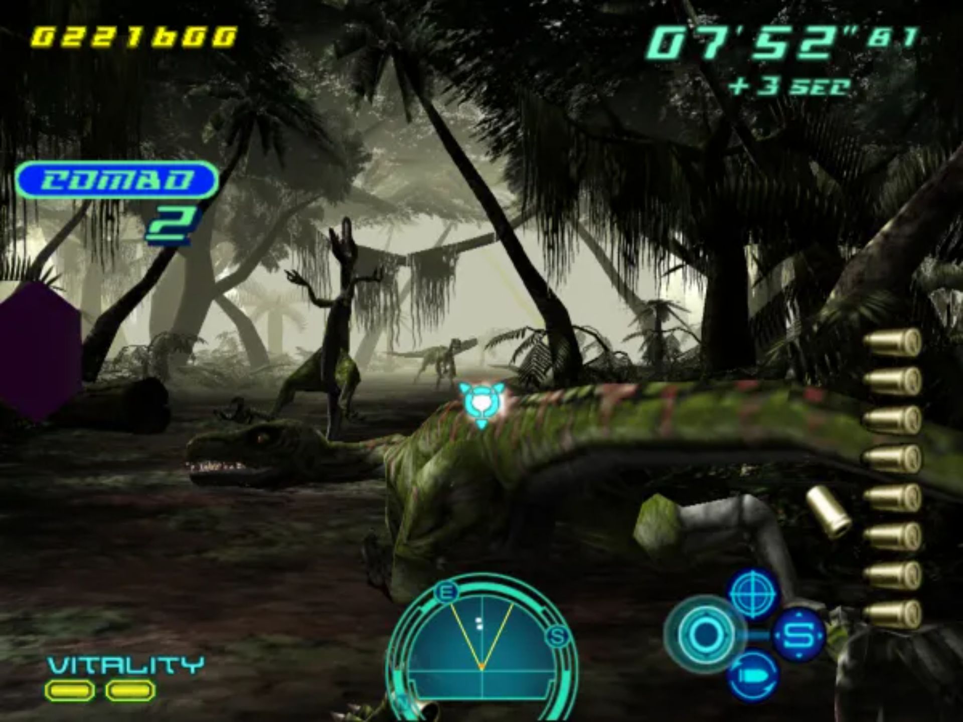 枪下游魂3／枪之危机3：恐龙危机PS2游戏截图第4张