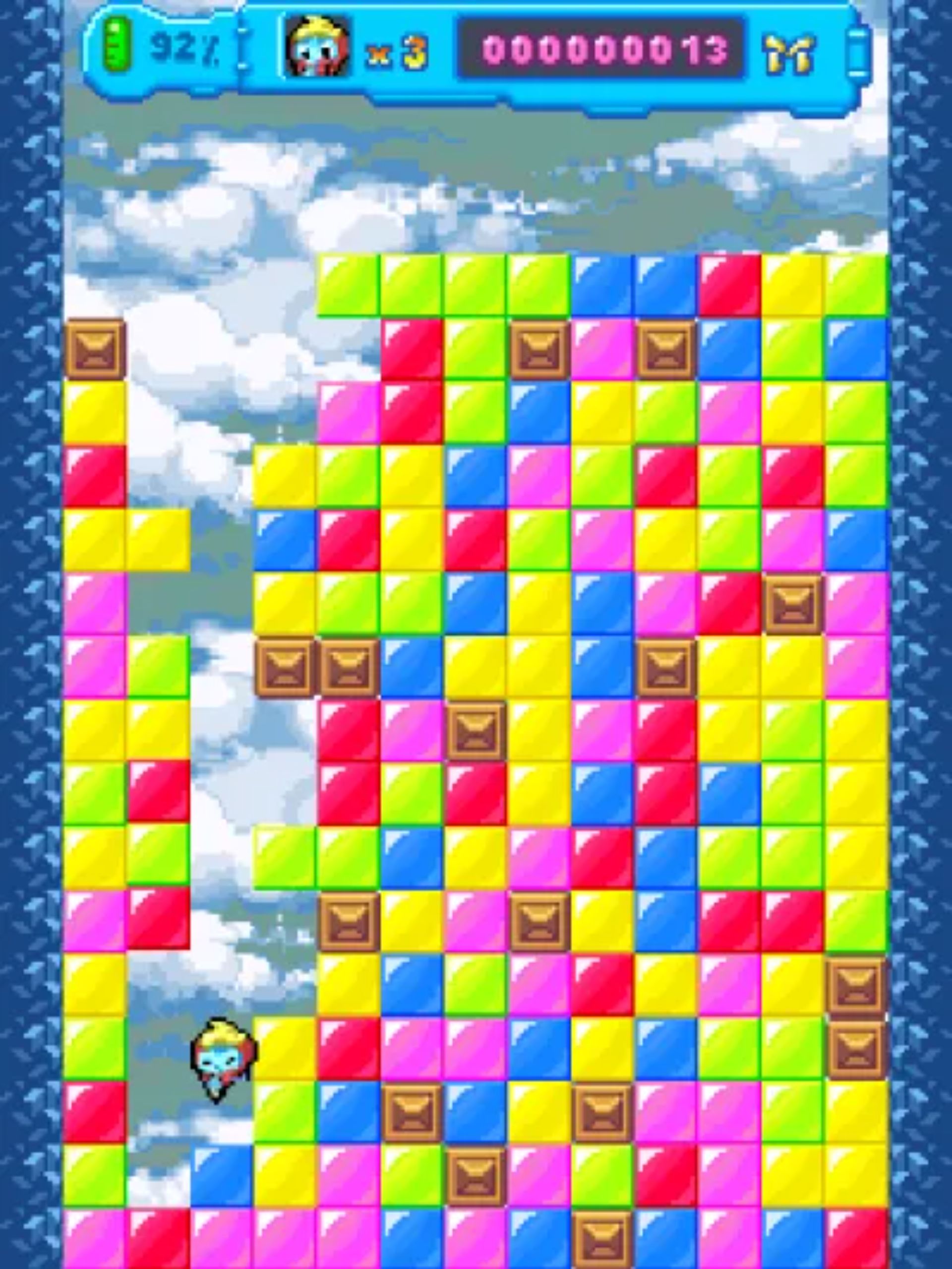 钻地小子：方块大消除Java游戏截图第2张