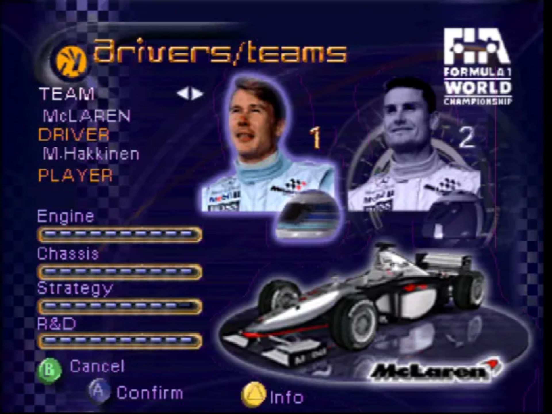 F1赛车锦标赛N64游戏截图第10张