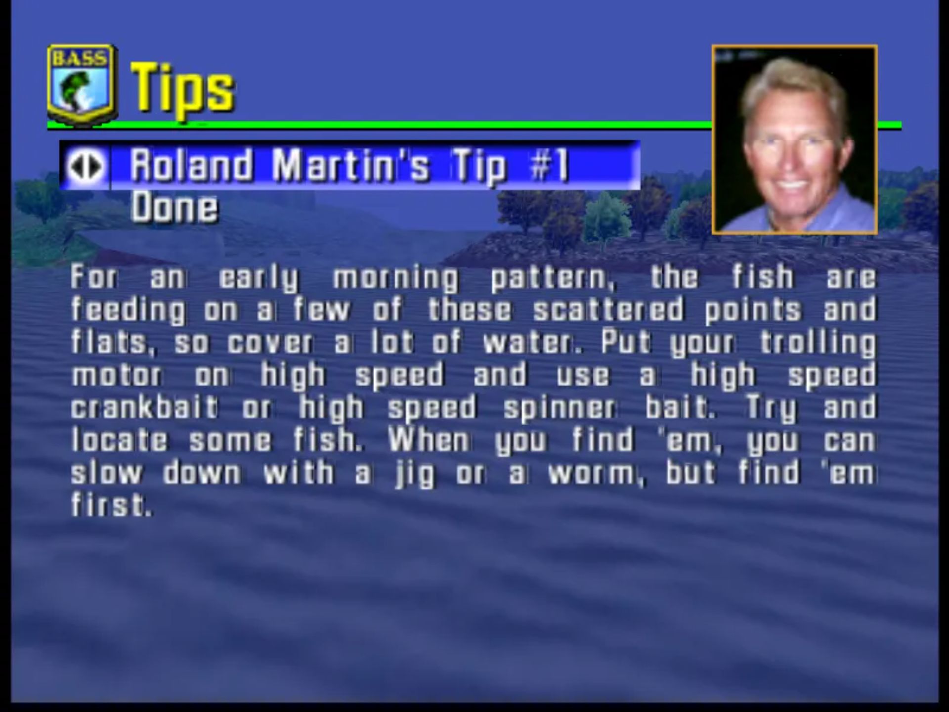 巴斯鲈钓大师2000N64游戏截图第9张