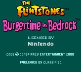 摩登原始人：贝德罗克的汉堡时间GBC游戏截图第1张