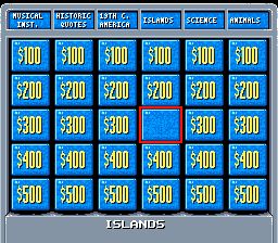 美国名人智力竞答SFC游戏截图第11张