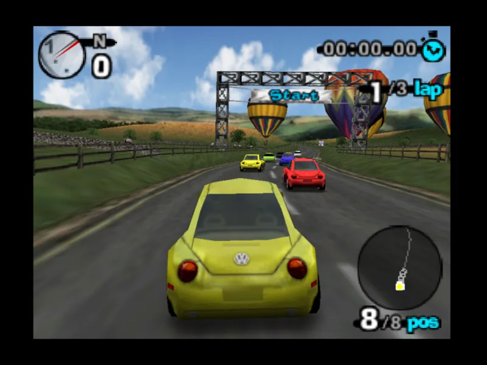 甲壳虫冒险赛车N64游戏截图第14张