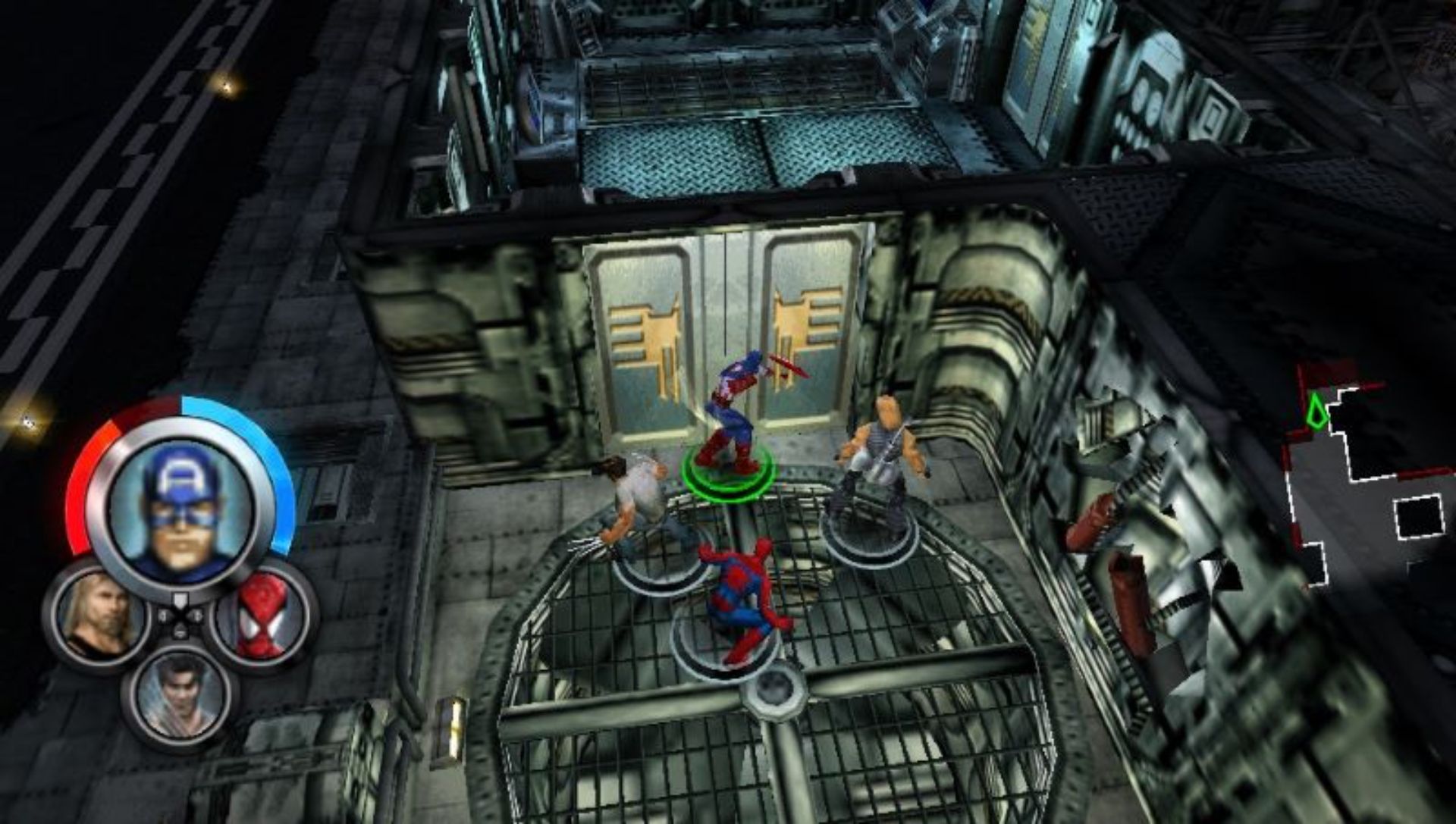 漫画英雄：终极联盟PSP游戏截图第12张