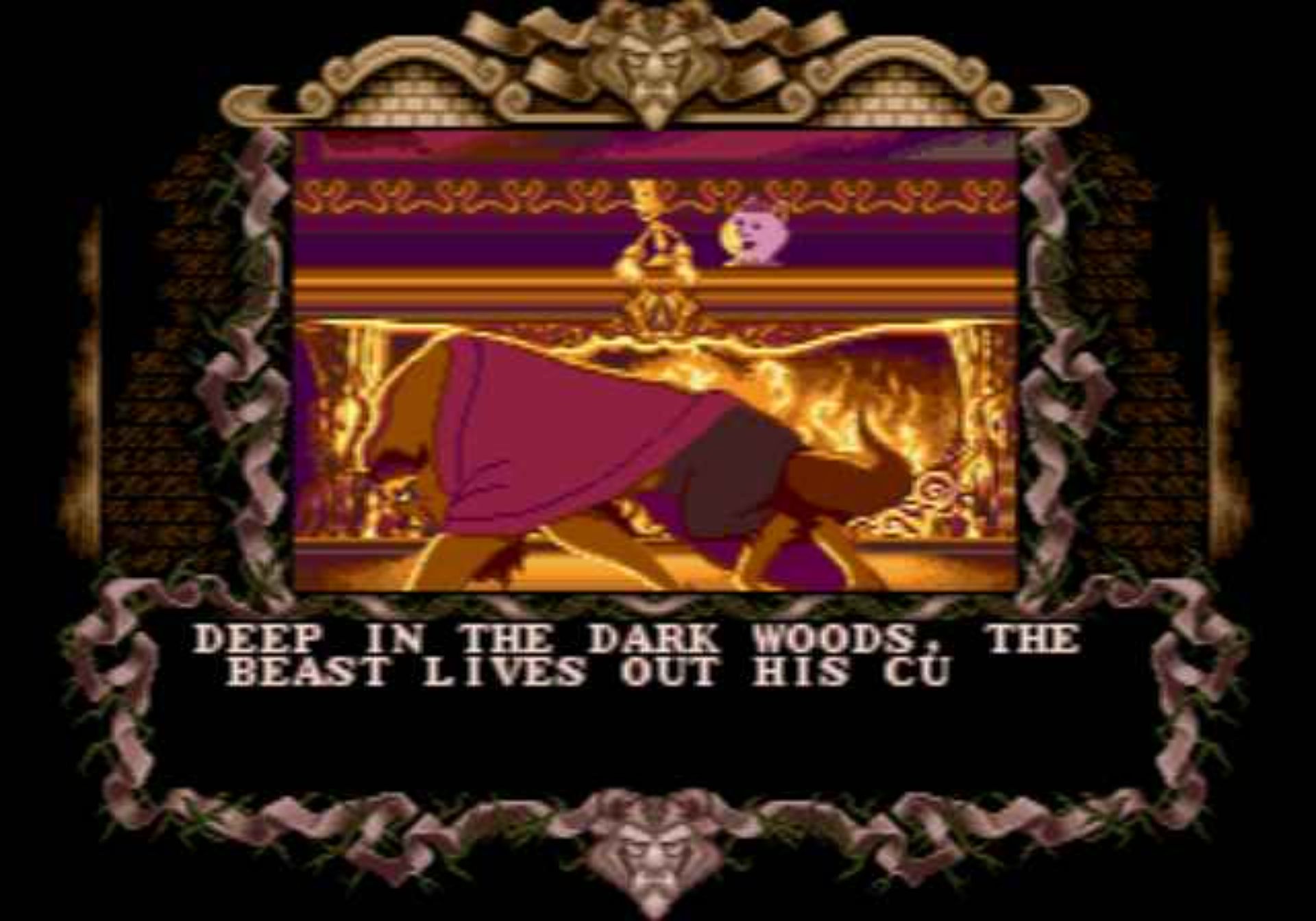 美女与野兽：野兽的咆哮MD游戏截图第4张