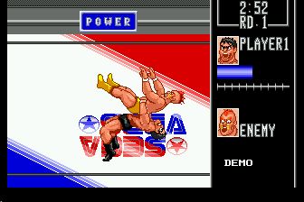 摔跤大战／摔角大战MD游戏截图第5张