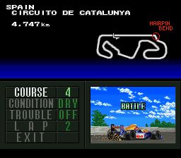 F1极致场地赛1SFC游戏截图第24张