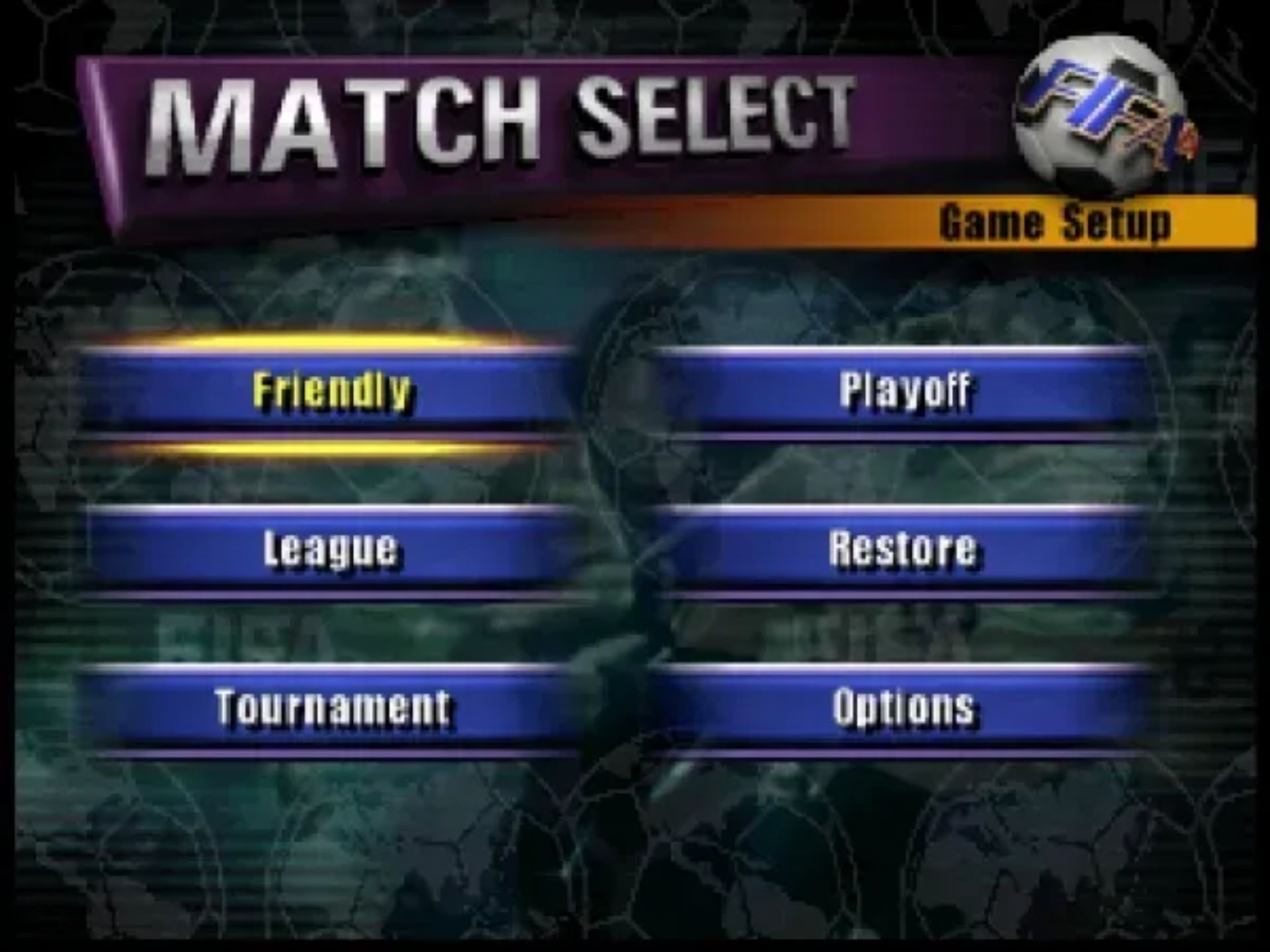 FIFA足球64N64游戏截图第5张