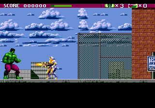 绿巨人／无敌浩克MD游戏截图第8张