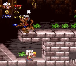 美国鼠谭：西部历险记／西部枪鼠SFC游戏截图第7张